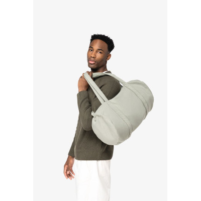 Fleece duffel bag